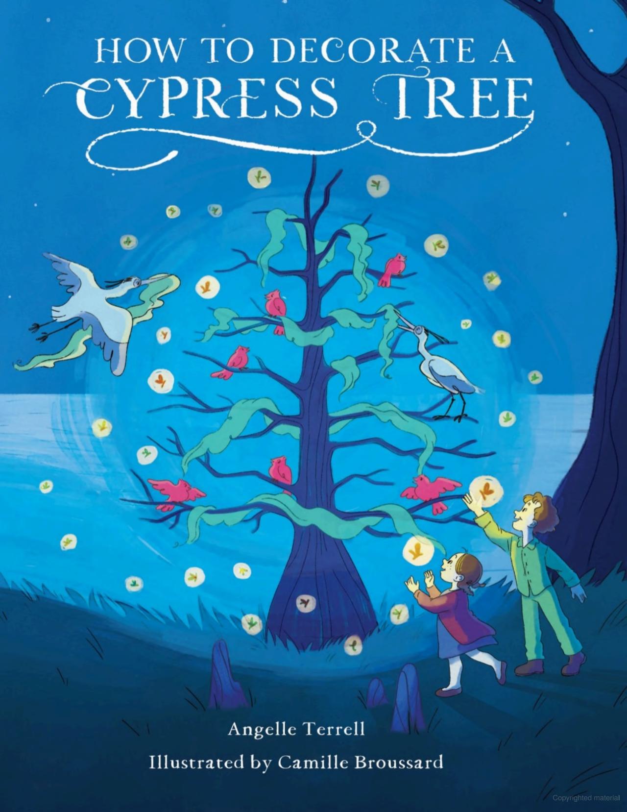 How to Decorate a Cypress Tree Christmas Book Lilly &