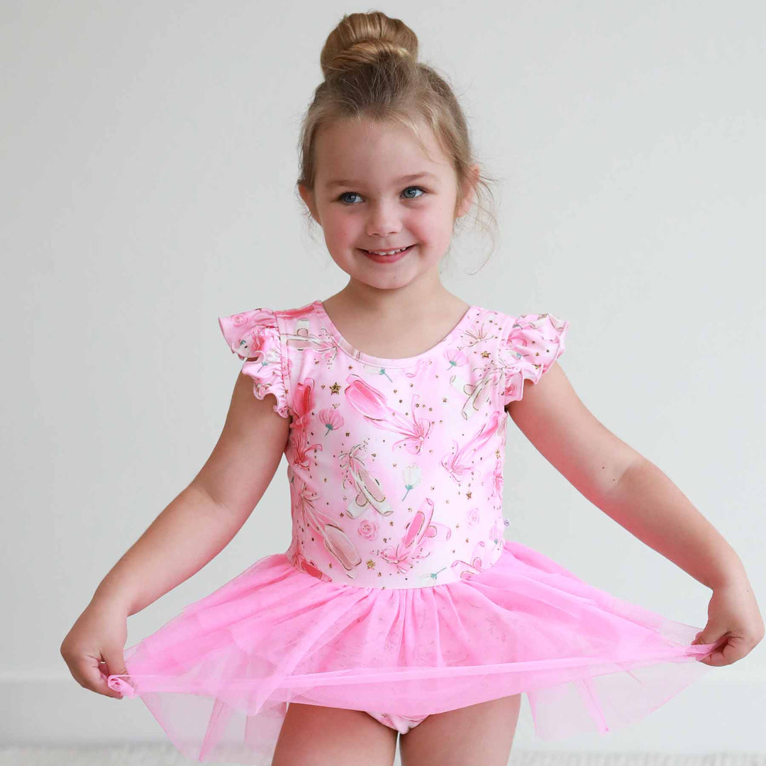 Triple Tiered Skirt Leotard - Caden Lane