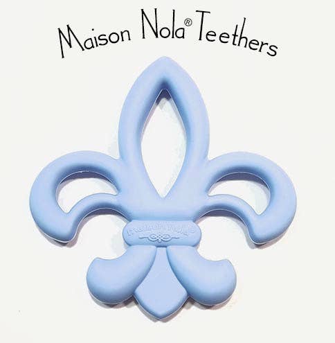 Fleur De Lis Baby Teether - Maison Nola