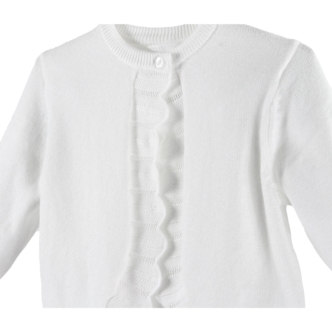 Pointelle Edge Bolero Sweater - Petit Ami