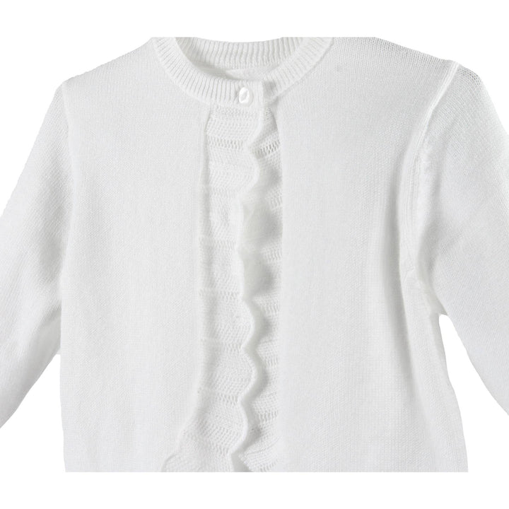 Pointelle Edge Bolero Sweater - Petit Ami