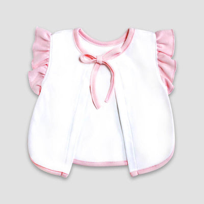 Pink & White Apron Bib - Smash Cake