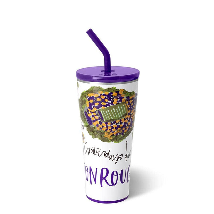 Saturdays in Baton Rouge Straw Tumbler (32oz) - Swig
