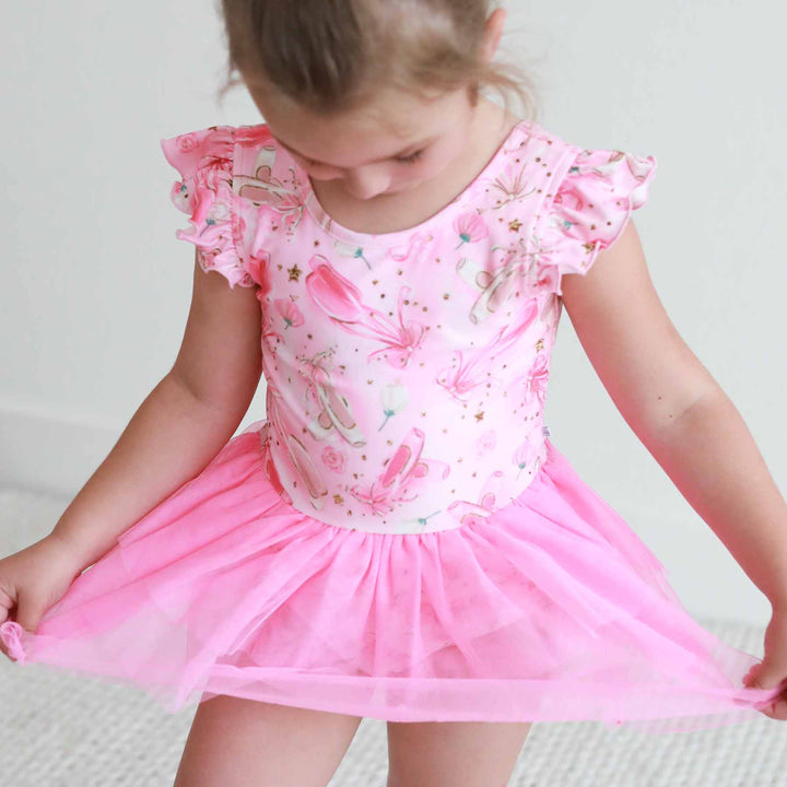 Triple Tiered Skirt Leotard - Caden Lane