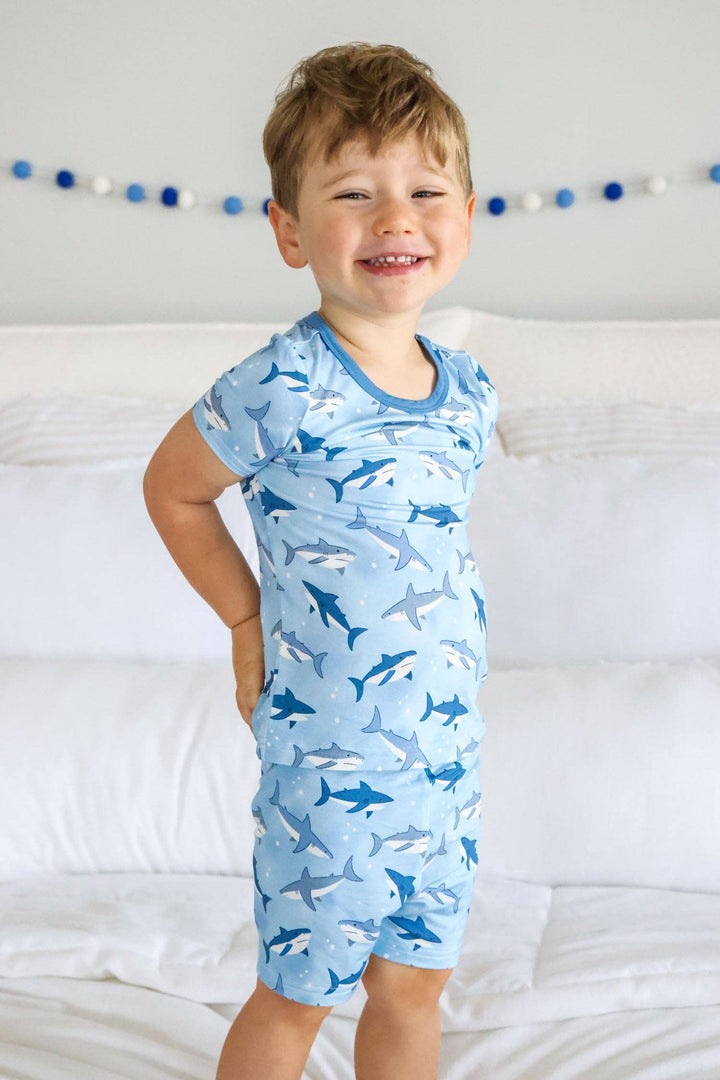 Shark Fin Friends Pajamas - Caden Lane