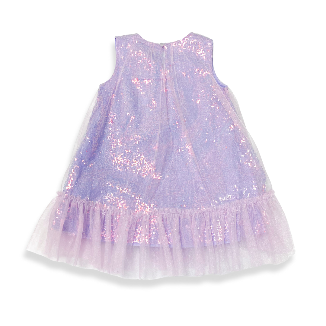 Sequin Layer Dress ( 2 Colors): Pink & Purple - Doe a Dear