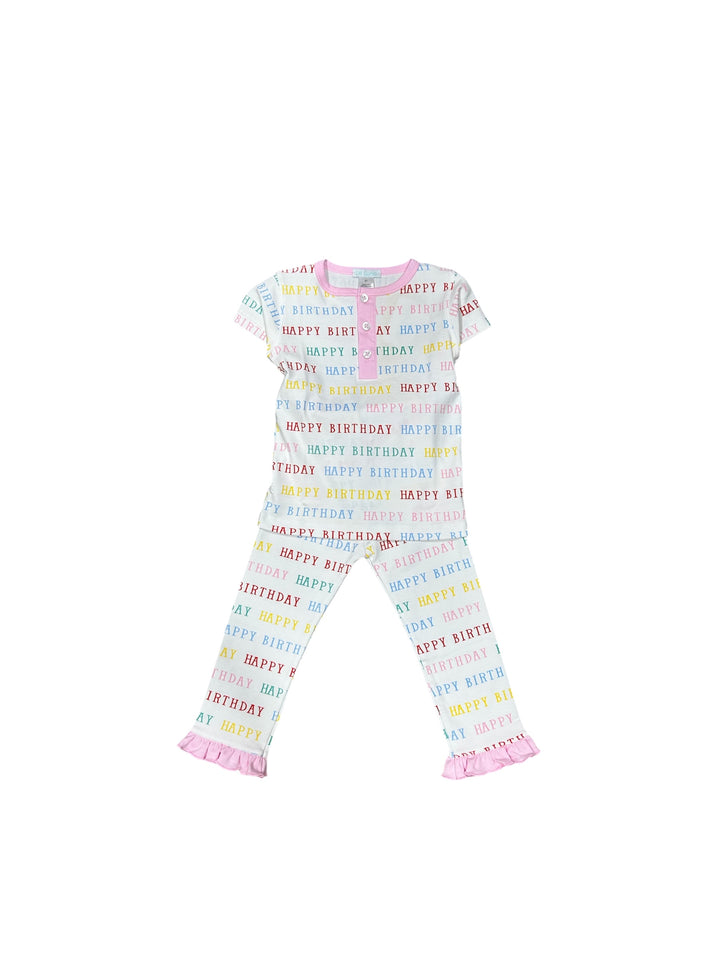 Girls Birthday Pajamas - Lulu Bebe