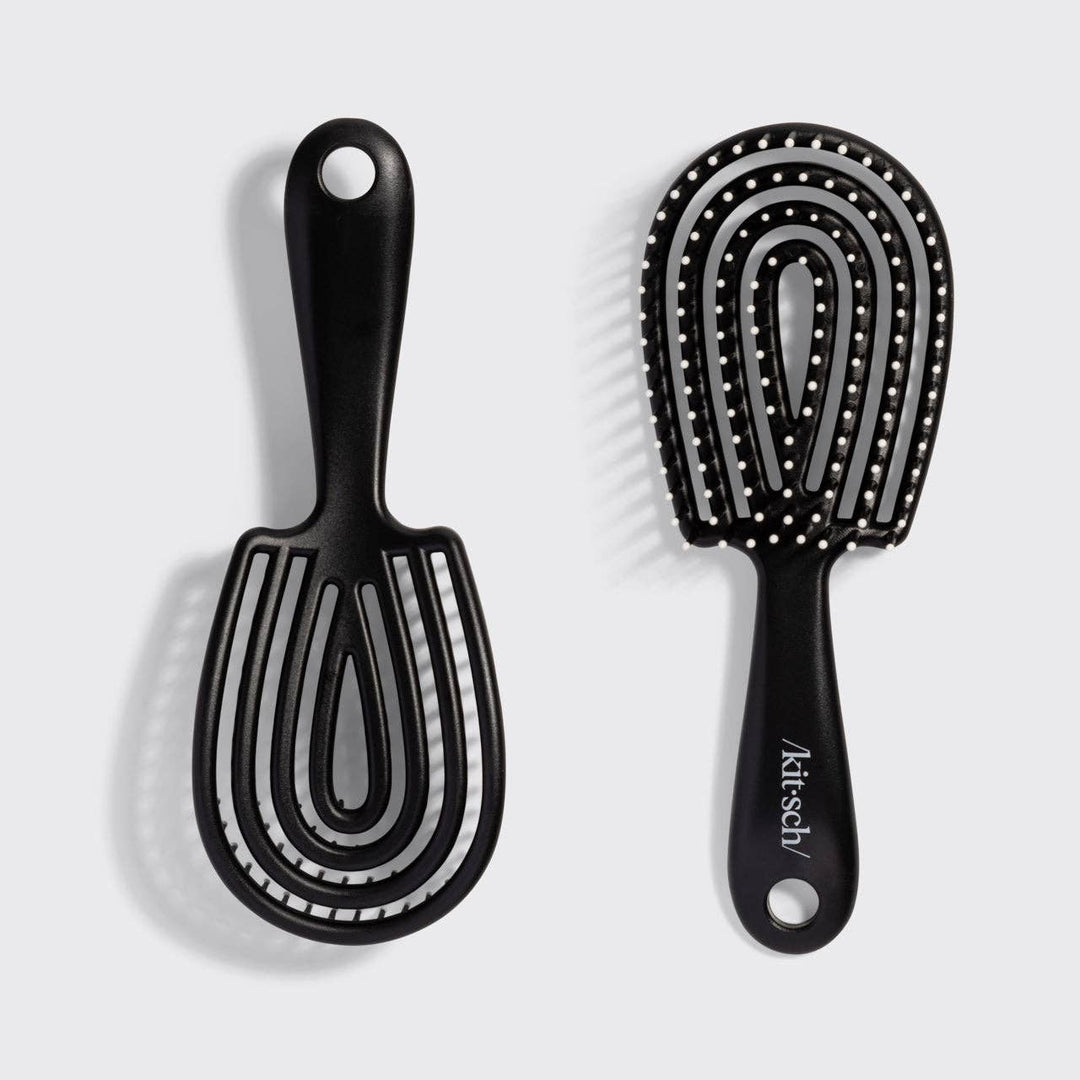 KITSCH - Mini Black Detangling Flexi Brush