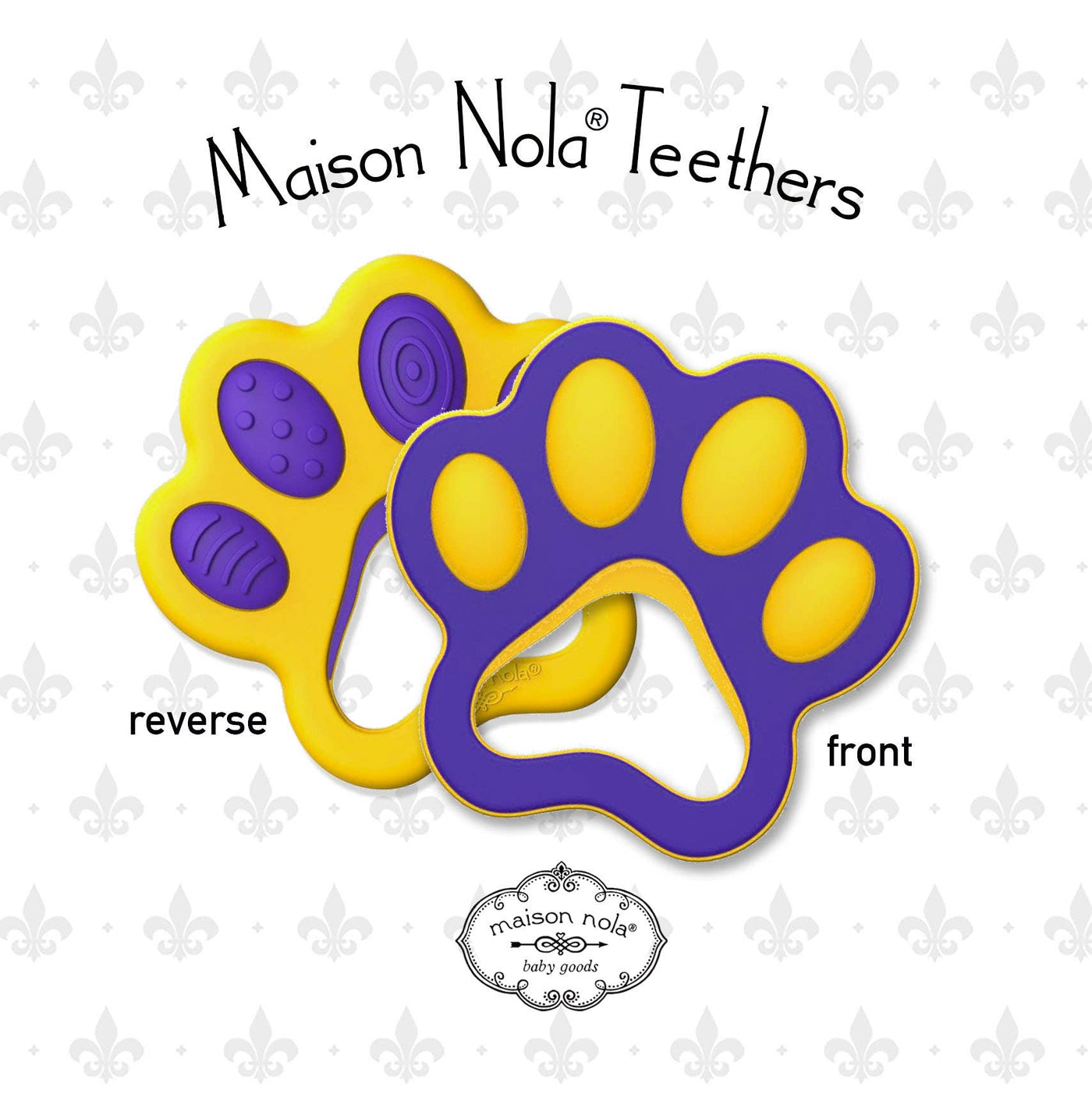 Tiger Paw Baby Teether - Maison Nola