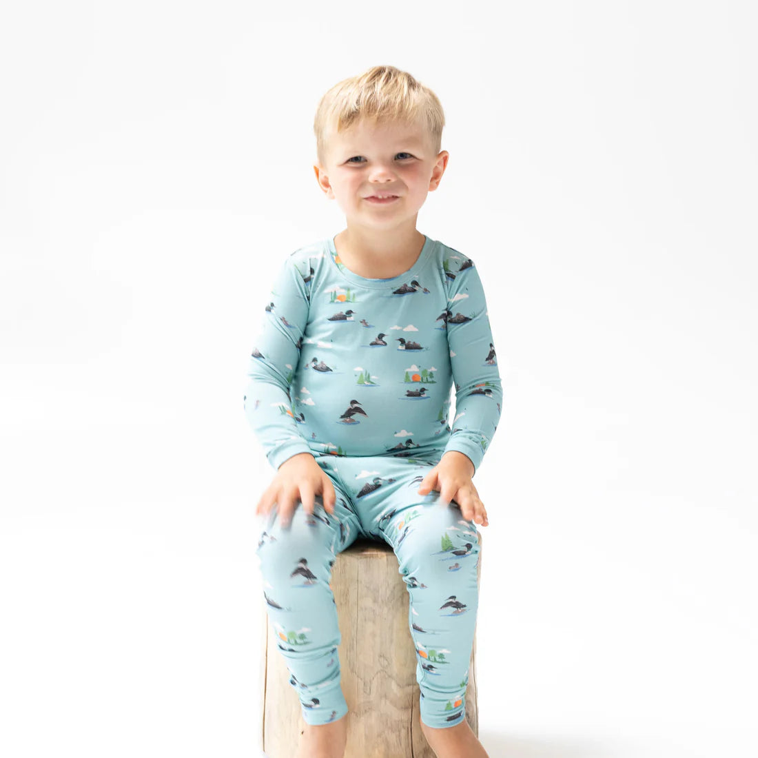 Loon Diving Bird (Bamboo) PJ Set - Angel Dear