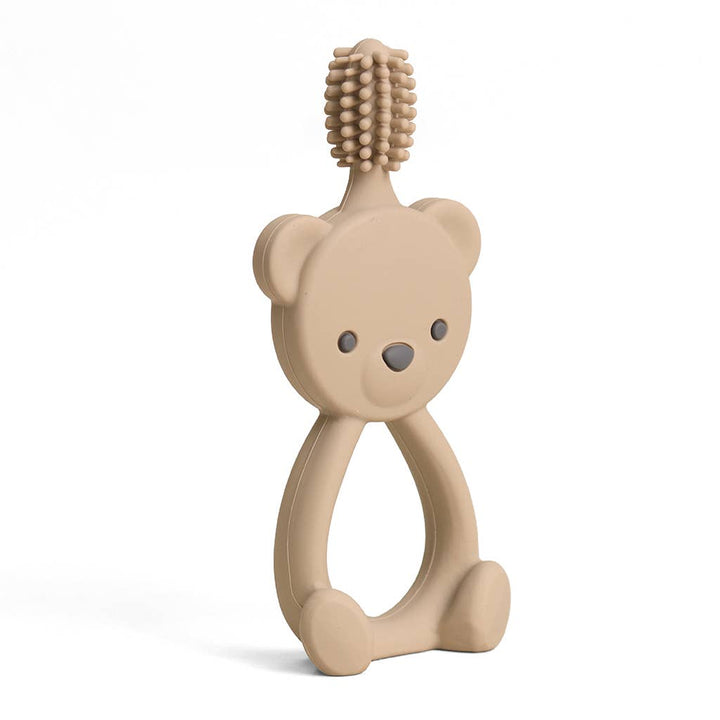Bitzy Bear Toothbrush™ - 360-degree Training Toothbrush - Itzy Ritzy