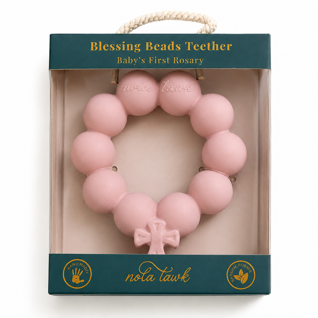 Pink Blessing Beads Teether - Nola Tawk