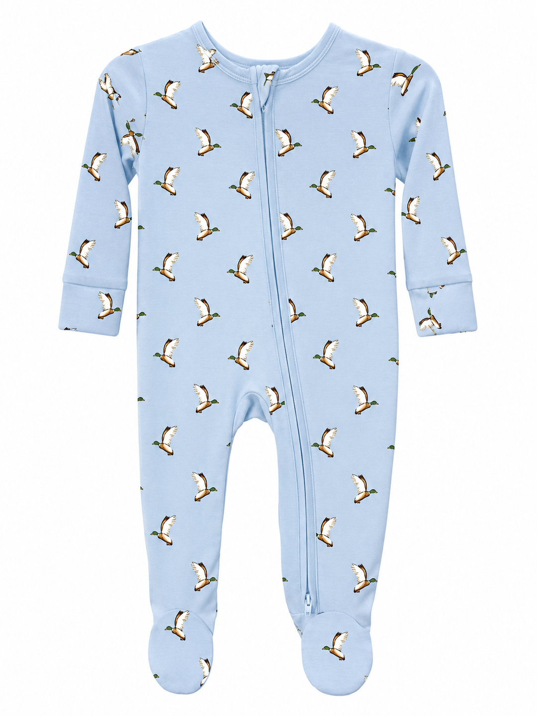 Flying Mallard Zip Pajama - Weisinger Bamboo
