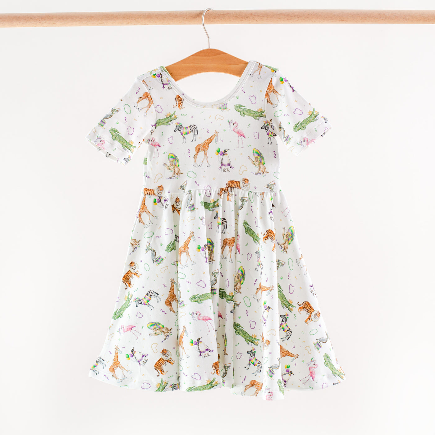 Zoo Krewe Cotton Twirl Dress - Nola Tawk