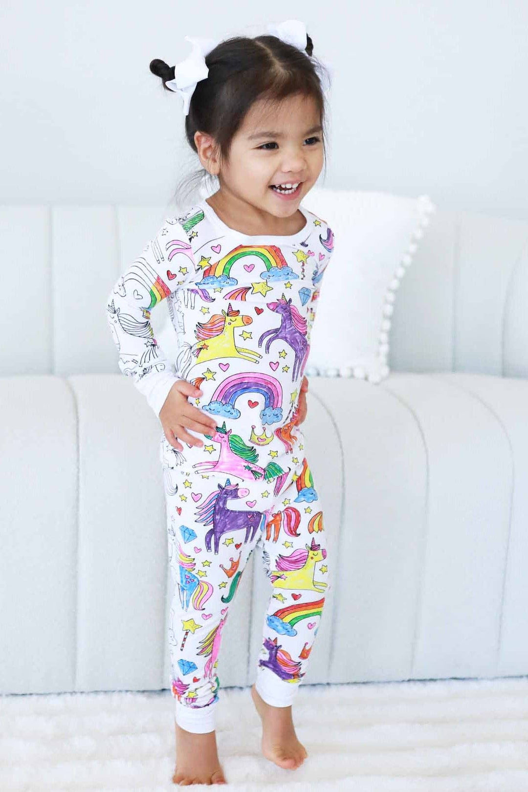 Enchanted Unicorns Colorable Pajamas - Caden Lane