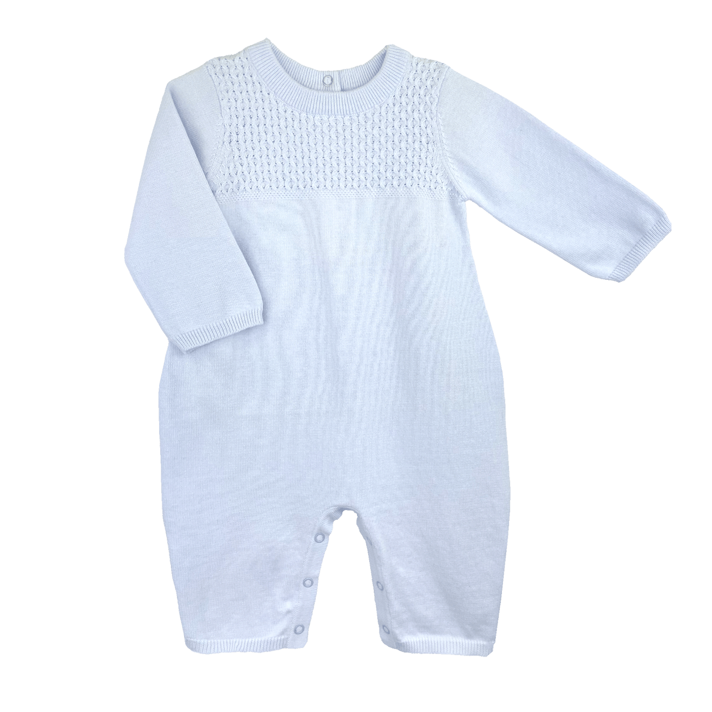 Diamond Lightweight Knit Boys Romper - Petit Ami