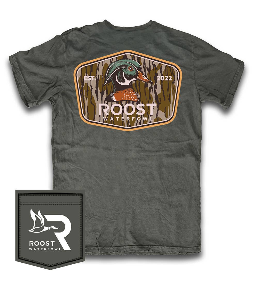 Wood Duck Bottomland Shield Tee - Roost