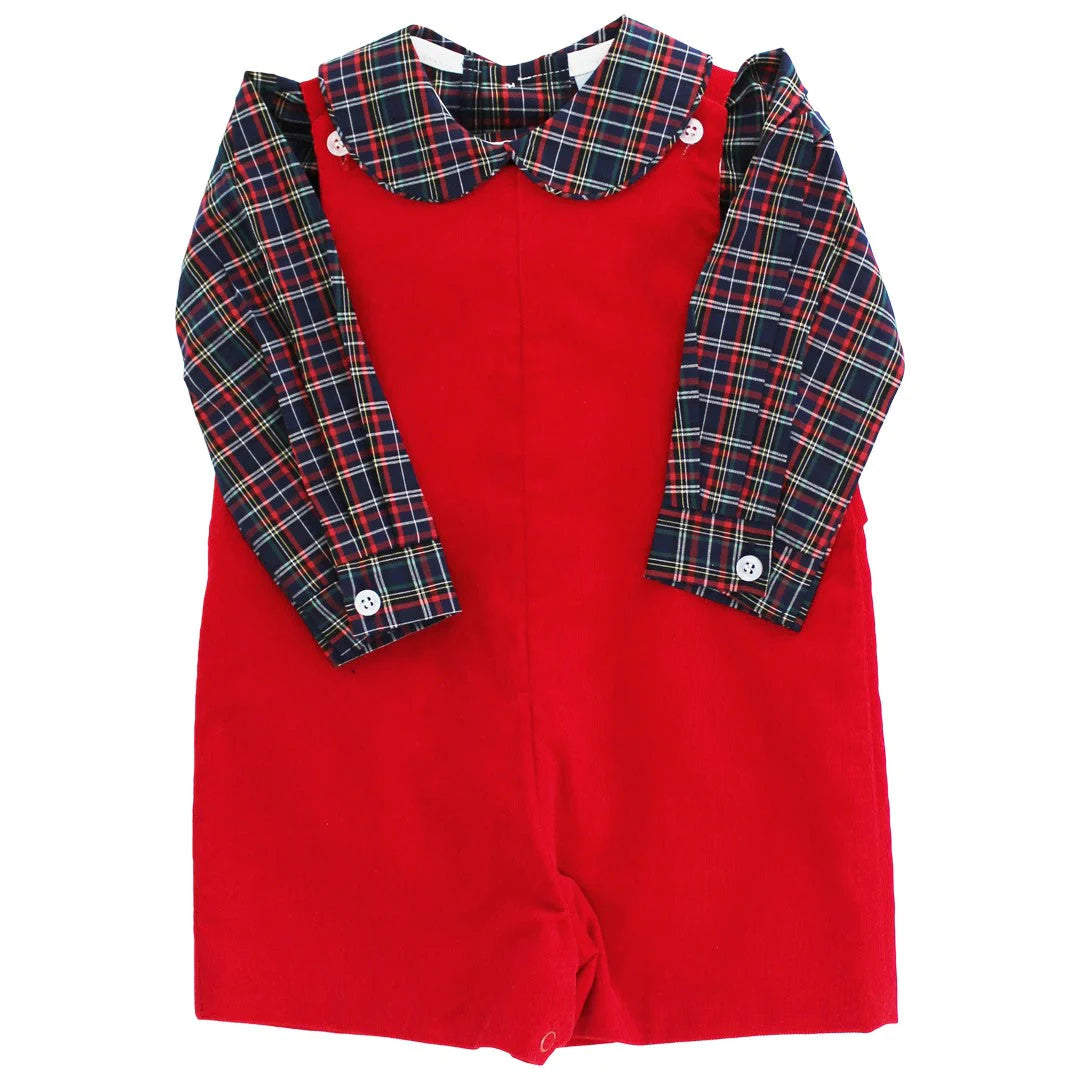 Bailey Boys Red Corduroy Jon Jon