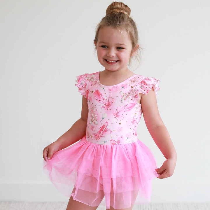 Triple Tiered Skirt Leotard - Caden Lane