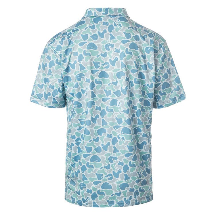 Saltwater Camo Polo - Fieldstone