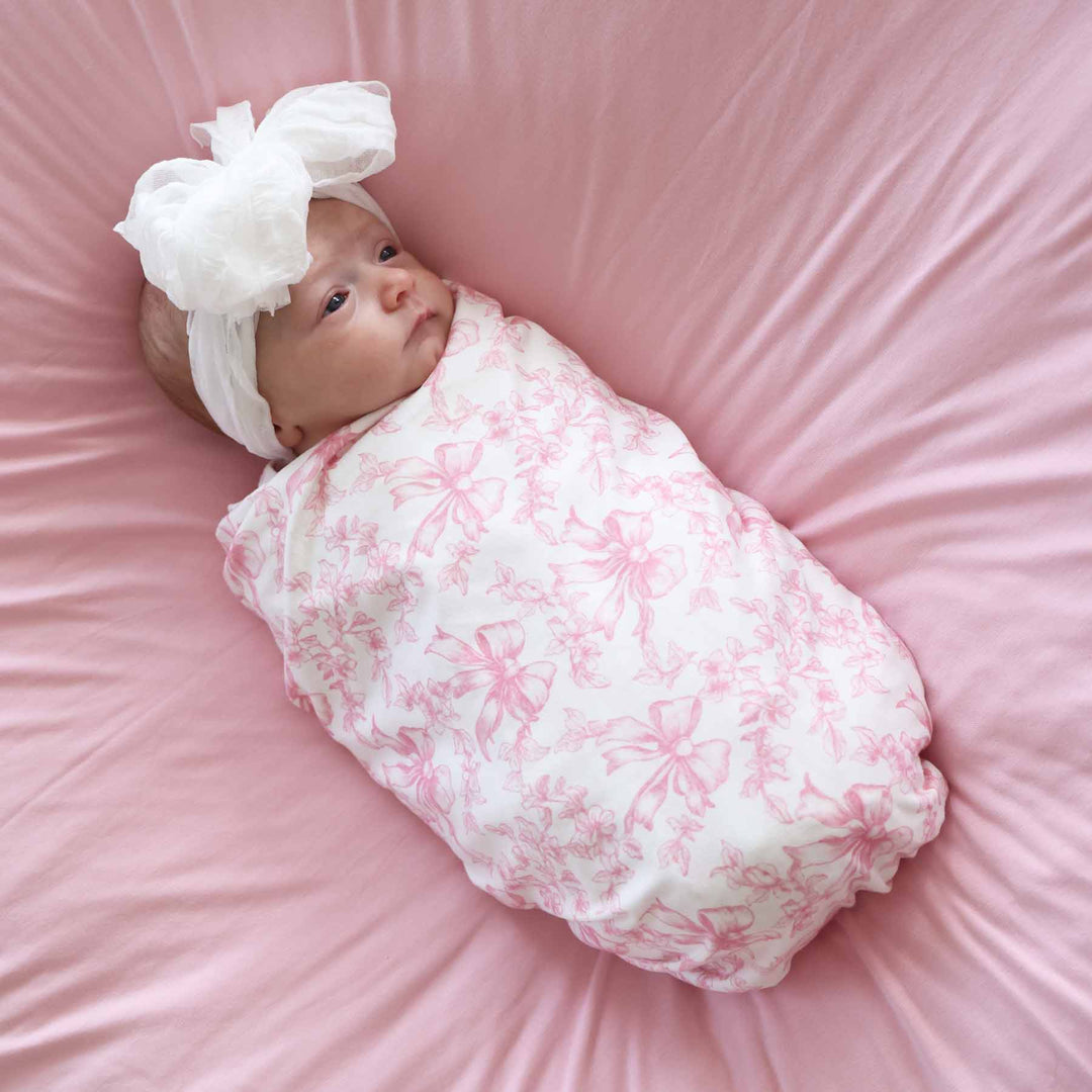 Fancy Frills Oversized Swaddle Blanket - Caden Lane