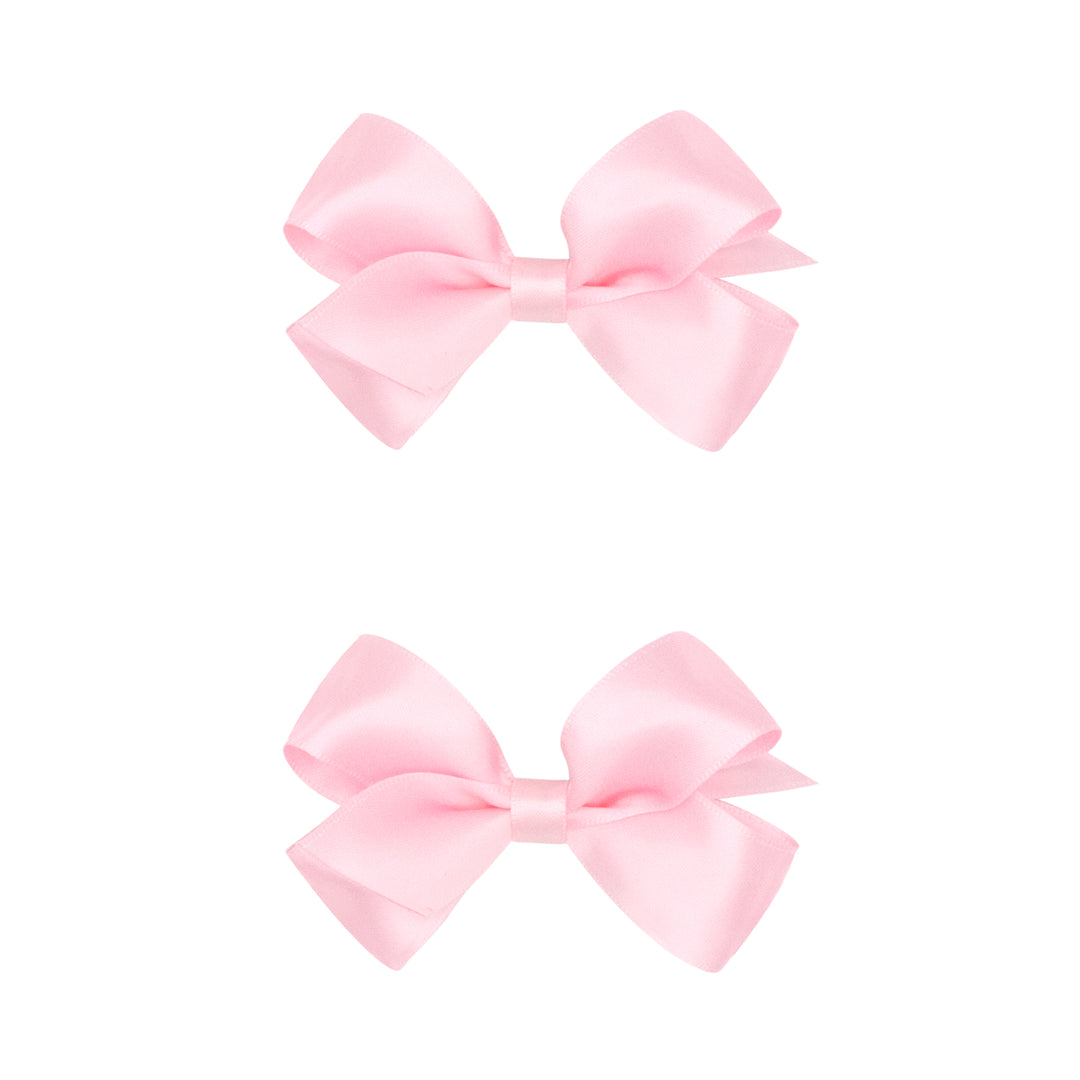 Mini Satin Hair Bow Two Pack - Wee Ones