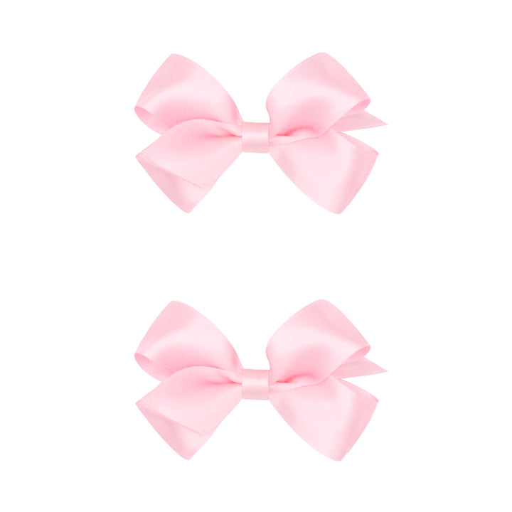 Mini Satin Hair Bow Two Pack - Wee Ones