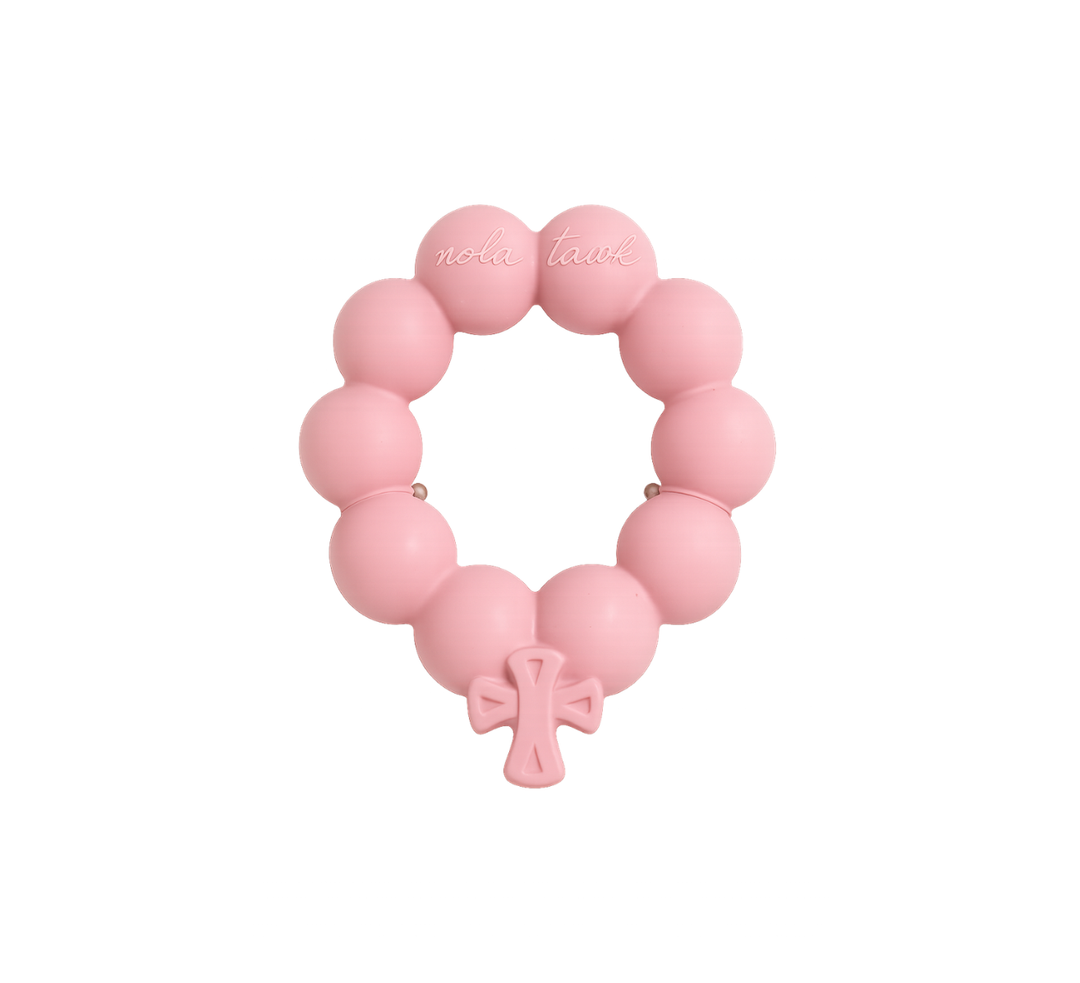 Pink Blessing Beads Teether - Nola Tawk