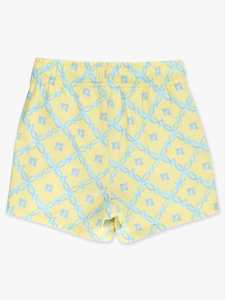Boys Banana Coastal Charm Performance Hybrid Swim Trunks - RuffleButts