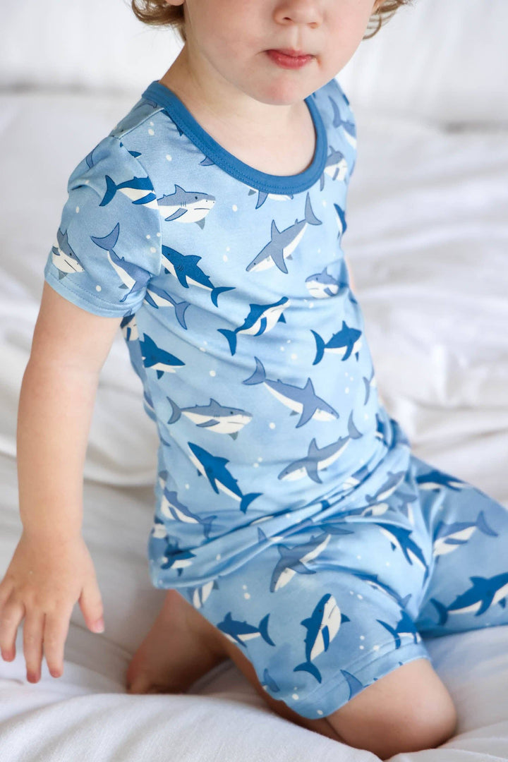 Shark Fin Friends Pajamas - Caden Lane