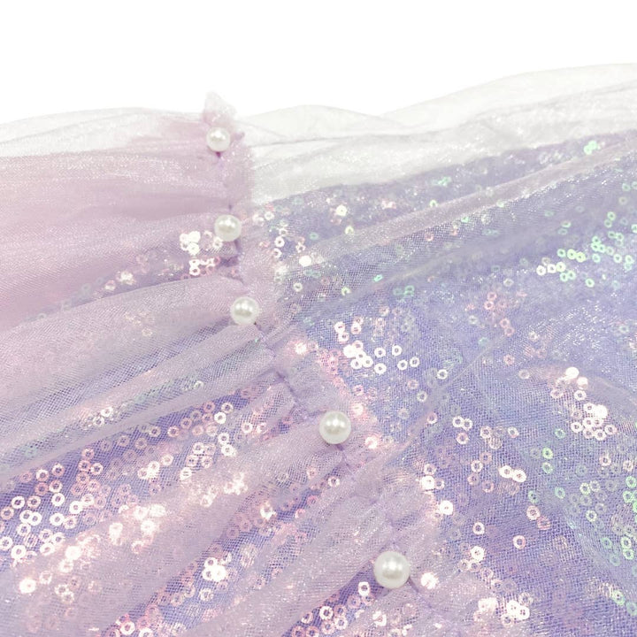 Sequin Layer Dress ( 2 Colors): Pink & Purple - Doe a Dear