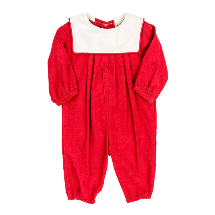 Bailey Boys Red Corduroy Bubble Long