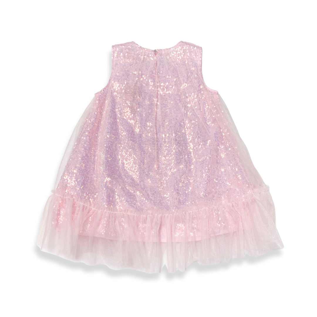 Sequin Layer Dress ( 2 Colors): Pink & Purple - Doe a Dear