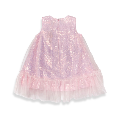 Sequin Layer Dress ( 2 Colors): Pink & Purple - Doe a Dear