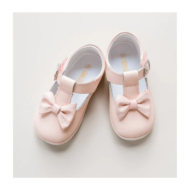 Minnie Pink Bow Leather Mary Jane - L'Amour