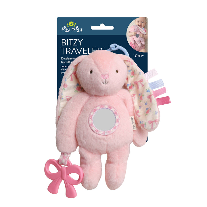 Pink Bunny Bitzy Traveler™ - Itzy Ritzy