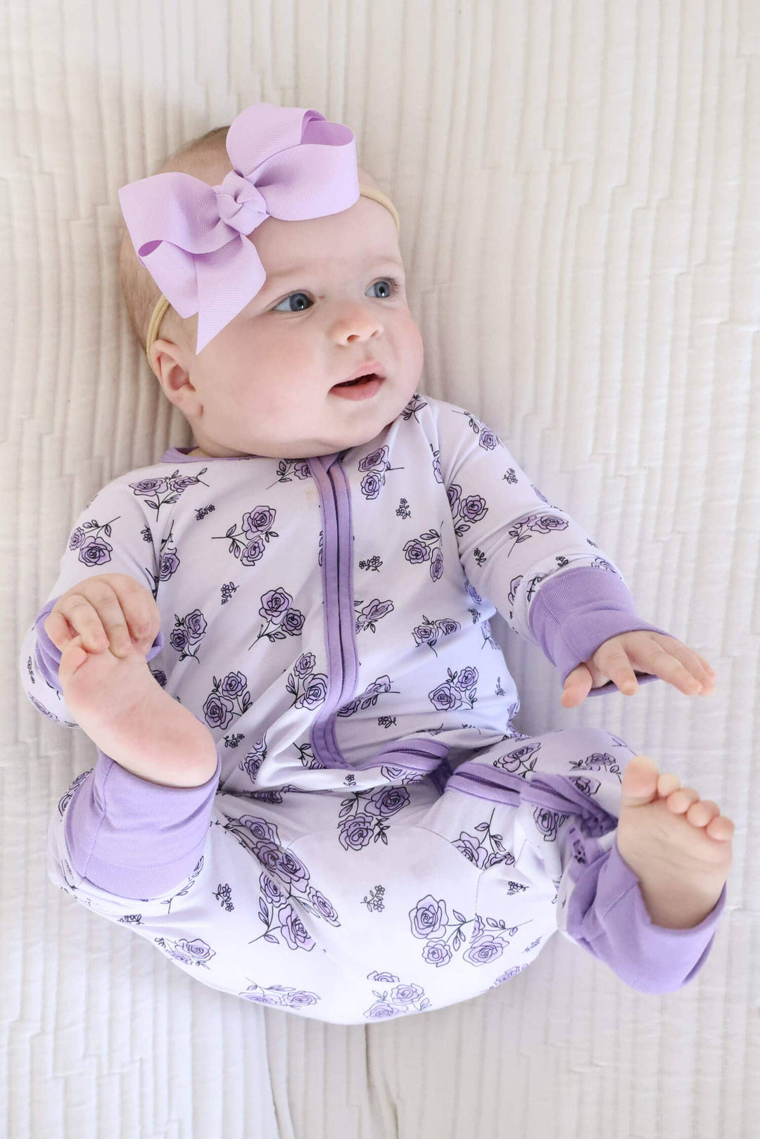 Amethyst Garden Convertible Zip Romper - Caden Lane -