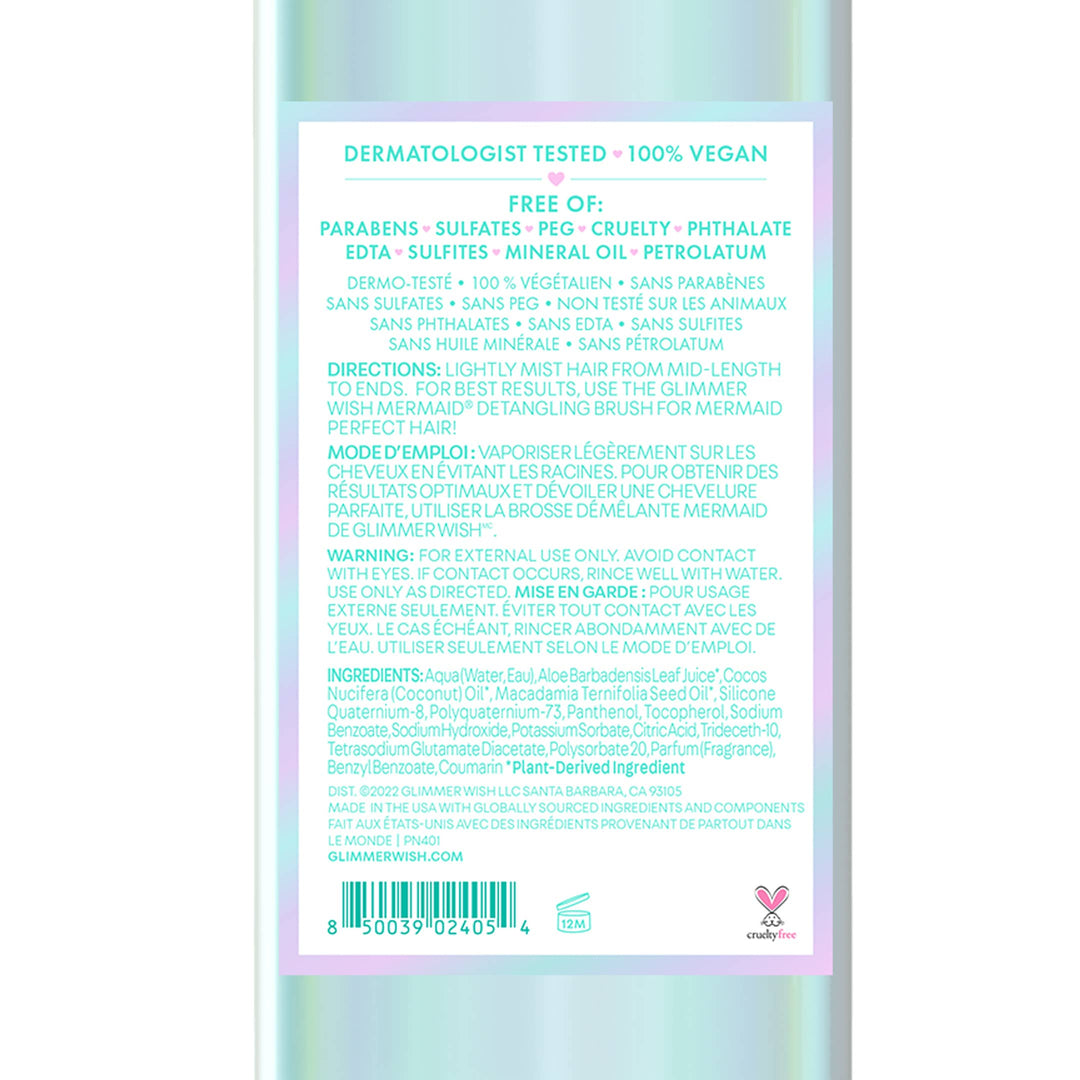 Mermaid Hair Detangling Spray - Glimmer Wish