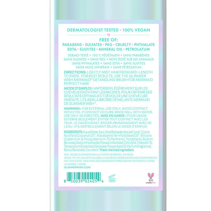 Mermaid Hair Detangling Spray - Glimmer Wish