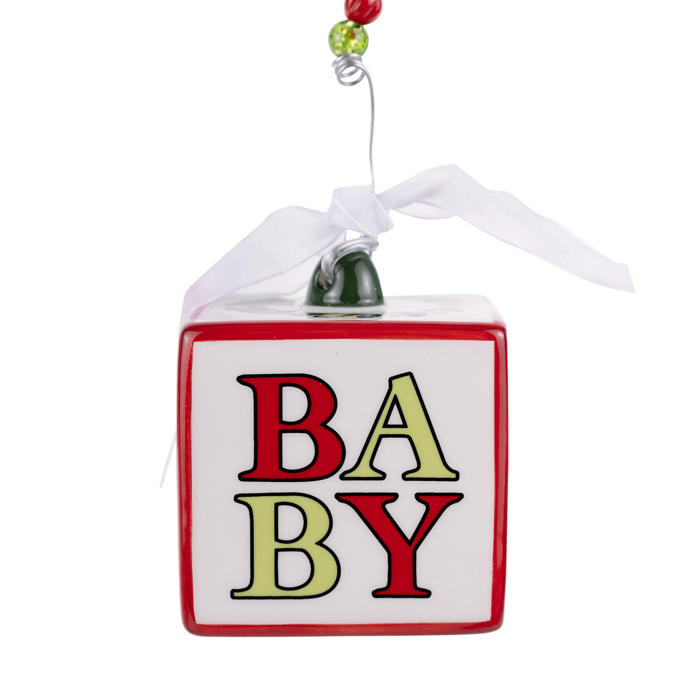 Baby's 1st Christmas Block Ornament - Glory Haus