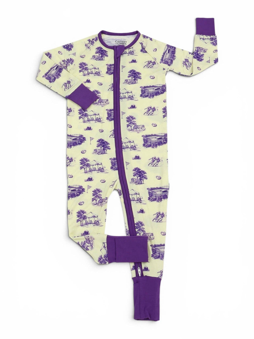 Tiger Toile Double Zipper Bamboo Sleeper - Southern Slumber -