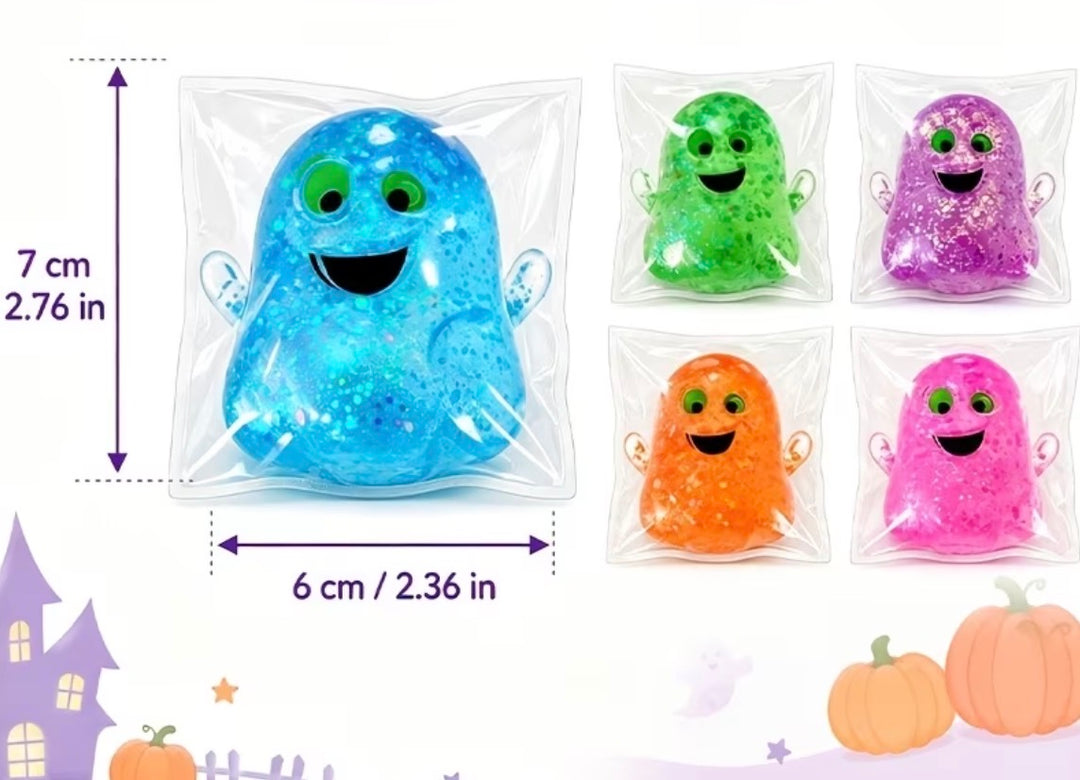 Glitter Ghost Squishy Toy