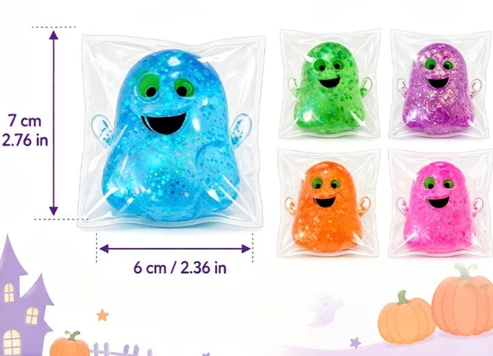 Glitter Ghost Squishy Toy