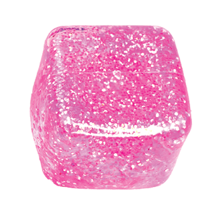 Glow in the Dark Squishy Sparkle Cube