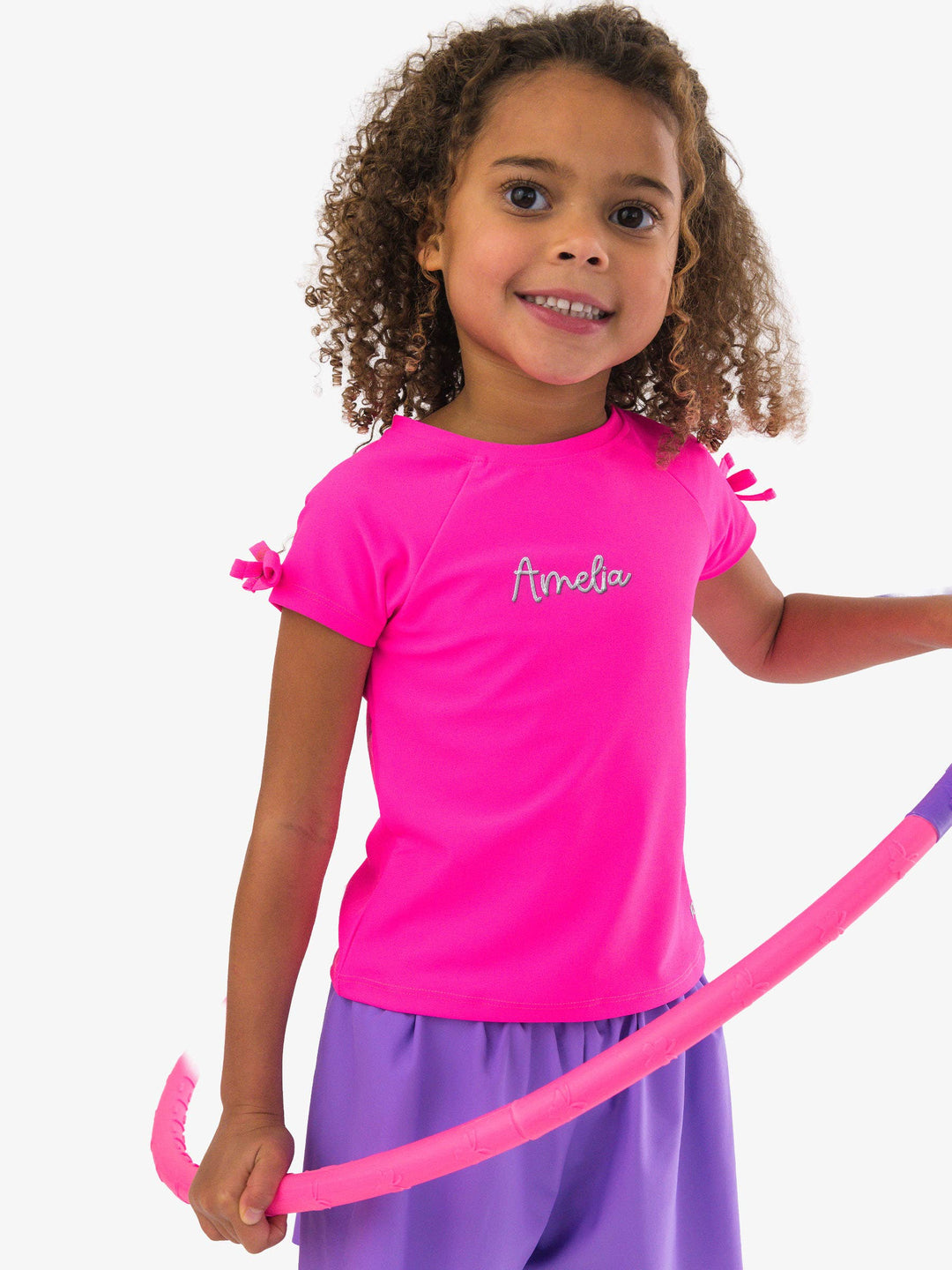 Hot Pink Active Shirt - RuffleButts