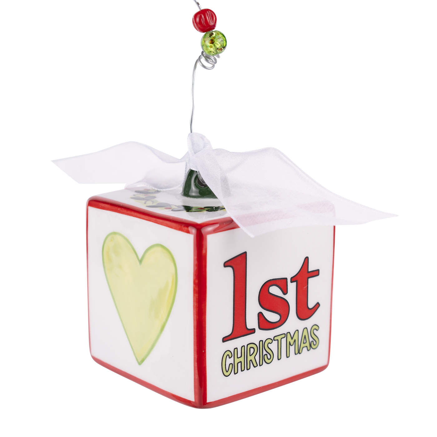 Baby's 1st Christmas Block Ornament - Glory Haus