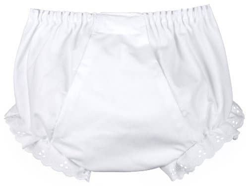 White Eyelet Trim Bloomers