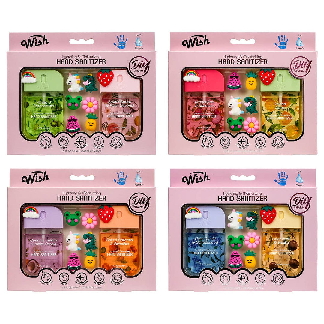 Kids Decorative Charm Hand Sanitizer Collection Case