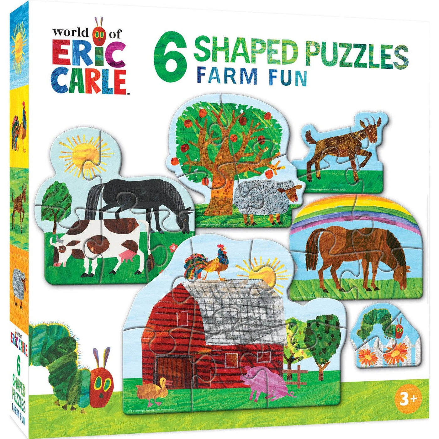 Eric Carle - Farm Life 6-Pack Mini Shaped Puzzles