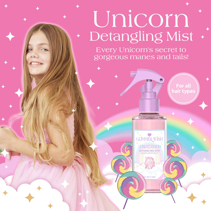 Unicorn Hair Detangling Spray - Glimmer Wish